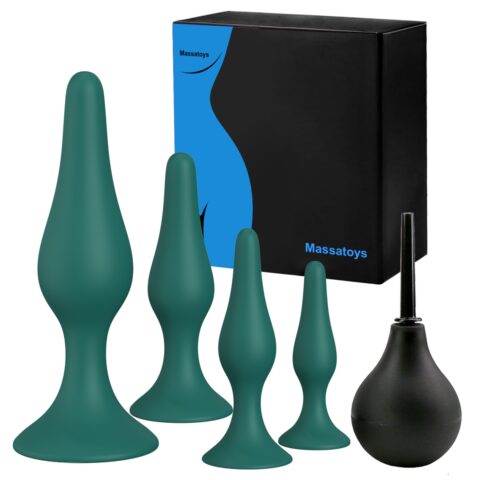 4-Piece Silicone Anal Plug Set