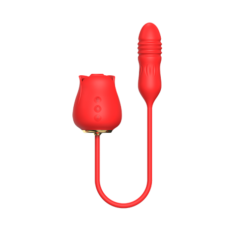 Rose Sucking & Thrusting Vibe