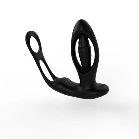 Double-Ring Prostate Vibrator – Remote Control