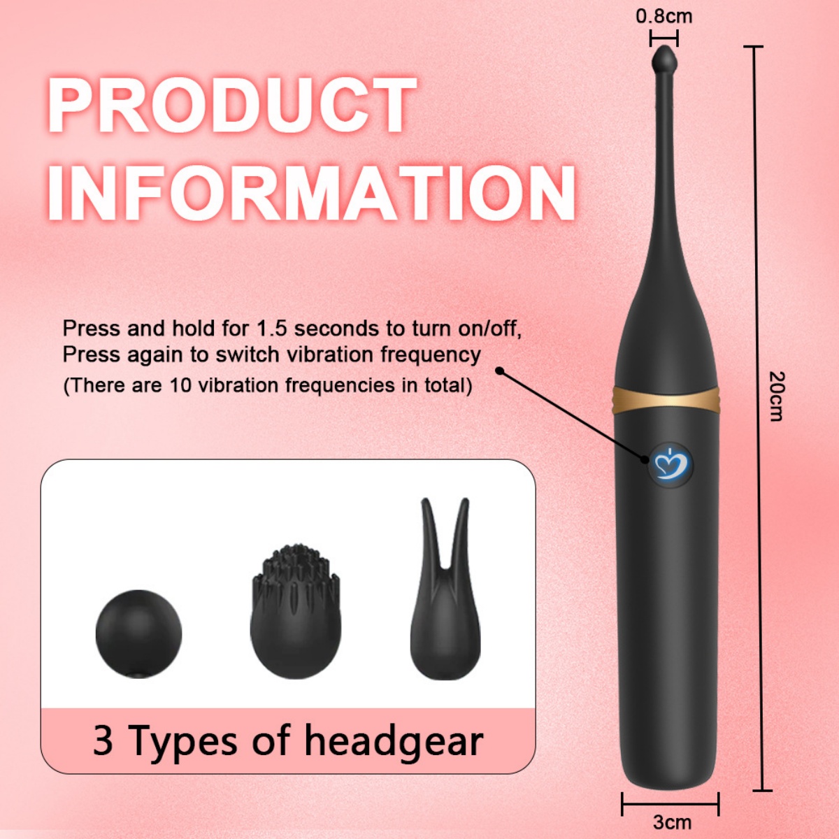 Point Pen Vibe with 3 Caps - Image 2