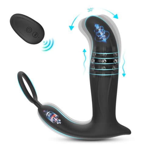 Single-Ring Prostate Vibrator – Waving, Bending & Remote Control