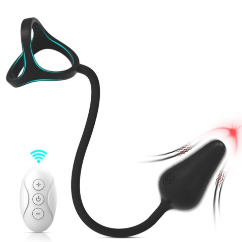 Super Ring with Vibrating Tail – Remote Control & Flexible Stimulation