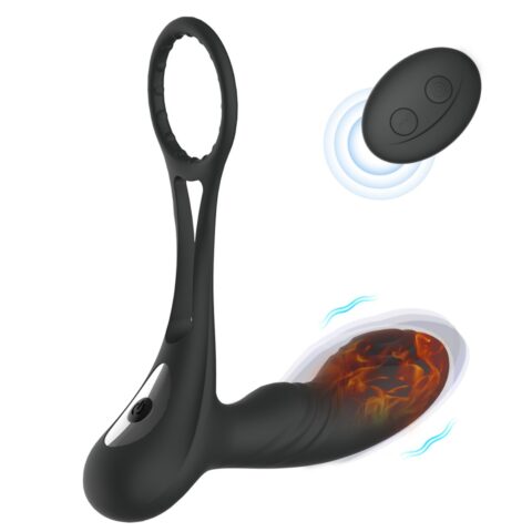 Warming Prostate Vibrator – Heated Comfort with Remote Control