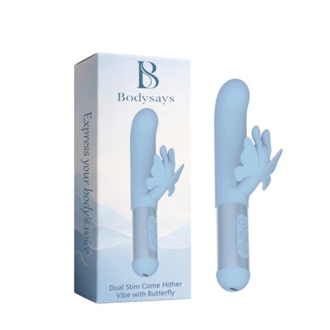 Dual Stim Come Hither Vibe with Beads