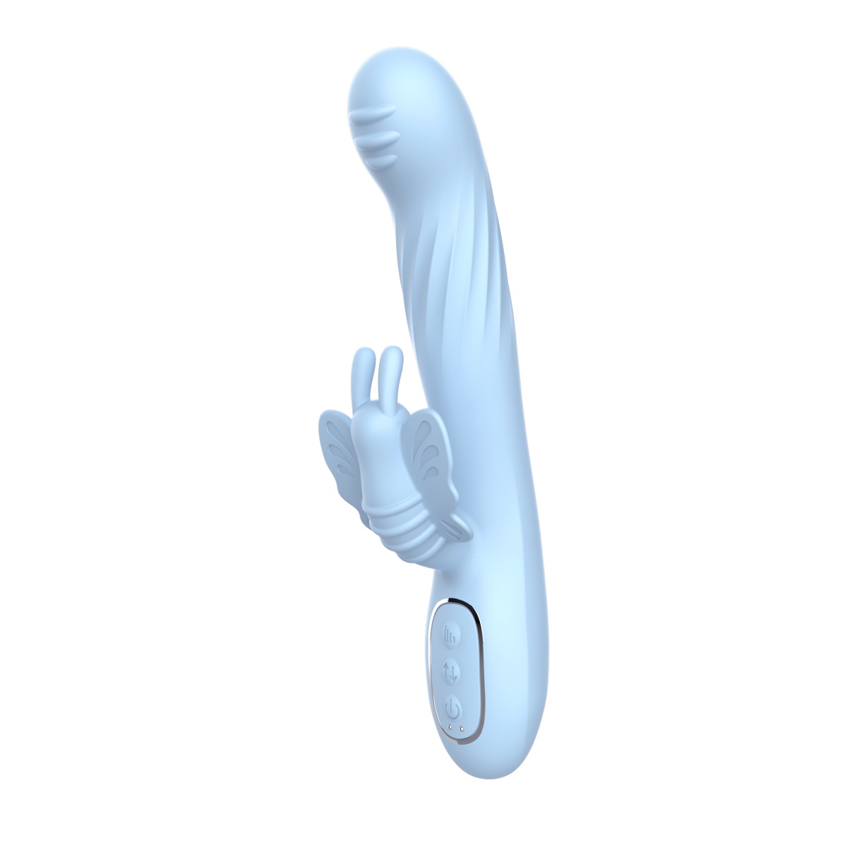 Dual Stim Come Hither Vibe with Butterfly - Image 3