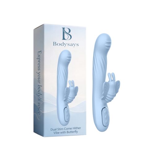 Dual Stim Come Hither Vibe with Butterfly
