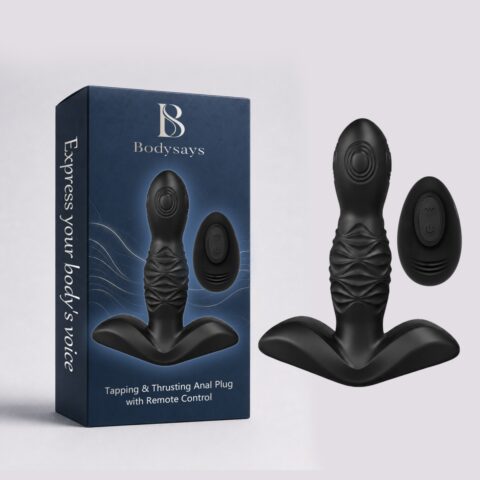 Thrusting & Tapping Anal Vibrator – Remote-Control Multi-Action Vibe